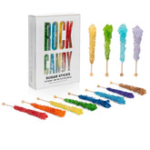 Candy Envy front packaging showing 12 wrapped rock candy sticks, great for gifting