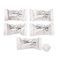 Candy Envy individually wrapped mints arranged to show hygienic single-serve benefit