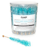 Candy Envy front packaging showing light blue rock candy sticks, ideal party favors