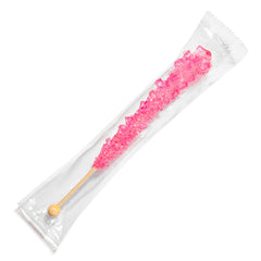 Candy Envy stick length next to ruler showing 7-inch size and substantial candy