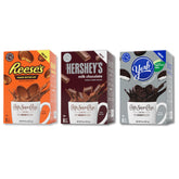 Candy Shop front packaging showing 24 cocoa packets and clear branding benefit convenience