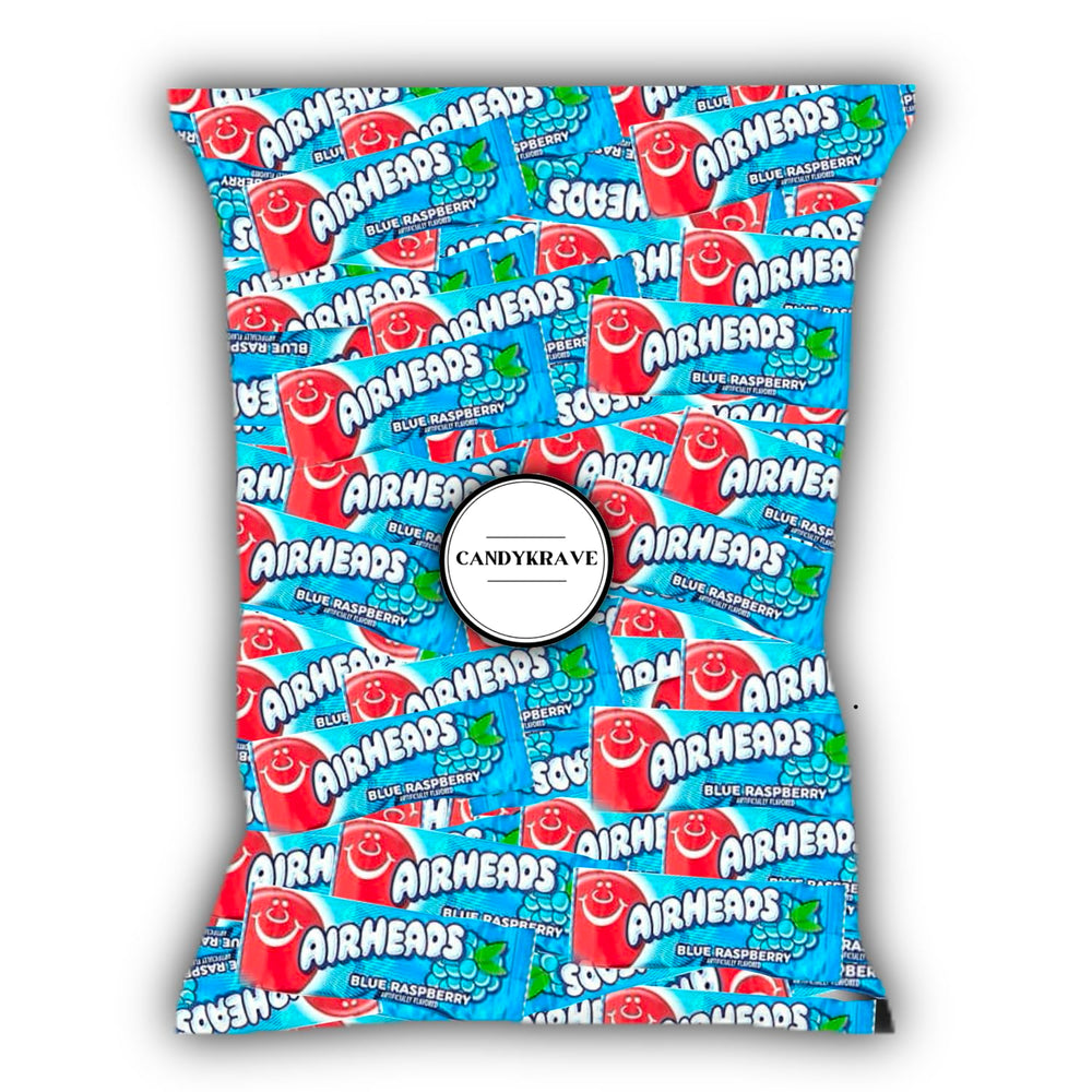 CandyKrave Airheads front packaging showing 80-piece bulk bag, easy party supply