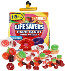 CandyRific LifeSavers front packaging showing colorful assortment and weight