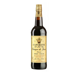 CAPIRETE front label on 25.4 fl oz glass bottle showing premium reserve benefit