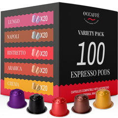 Capsucup front packaging showing variety pack and 100-count convenience