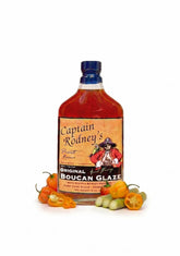 Captain Rodney's bottle front view showing label and 13 oz size benefit