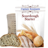 Captain Sourpants front packaging showing sealed dehydrated starter and clarity