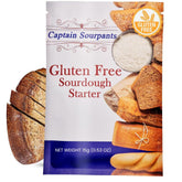Captain Sourpants front packaging displaying organic dehydrated starter and kit benefit