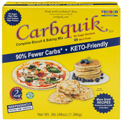 Carbquik front packaging 3 lb box showing label and benefits