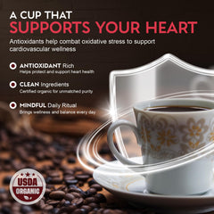 Cardiology Coffee whole beans close-up highlighting fresh roast and rich aroma benefit