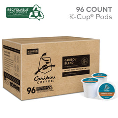 Caribou Coffee ground coffee texture highlighting rich syrupy body