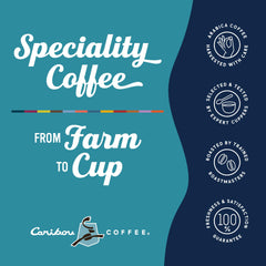 Caribou Coffee being poured in a Chemex to show ideal brewing and clarity