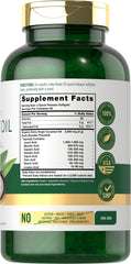Carlyle bottle open with softgels visible for easy dosing