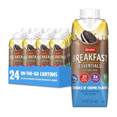 Carnation Breakfast Essentials front packaging showing Cookies N Crème flavor and serving info