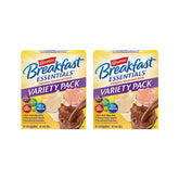 Carnation front packaging showing variety pack and clear flavor labels for quick selection