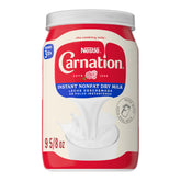 Carnation front packaging showing brand and six-count convenience benefit