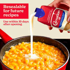 Carnation used in mac and cheese dish showing improved creaminess and flavor