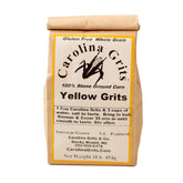 CAROLINA GRITS front packaging showing 1 lb bag and whole grain appeal