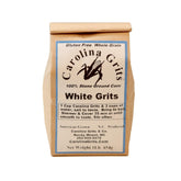 CAROLINA GRITS front packaging showing 16 oz bag and label, highlighting small-batch quality