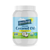 Carrington Farms front packaging showing 54 fl oz jar and clean label benefit convenience