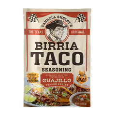 Carroll Shelby's birria seasoning close-up spoon with visible guajillo flakes