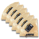 Casabe Gourmet front packaging showing 6-pack and natural branding benefit convenience