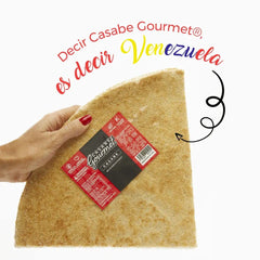Casabe Gourmet stack size comparison illustrating scale and portioning benefit value