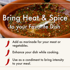 Casablanca Market harissa on spoon showing thick texture and spreadability