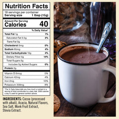 Castle Kitchen cocoa powder close-up showing rich texture and depth