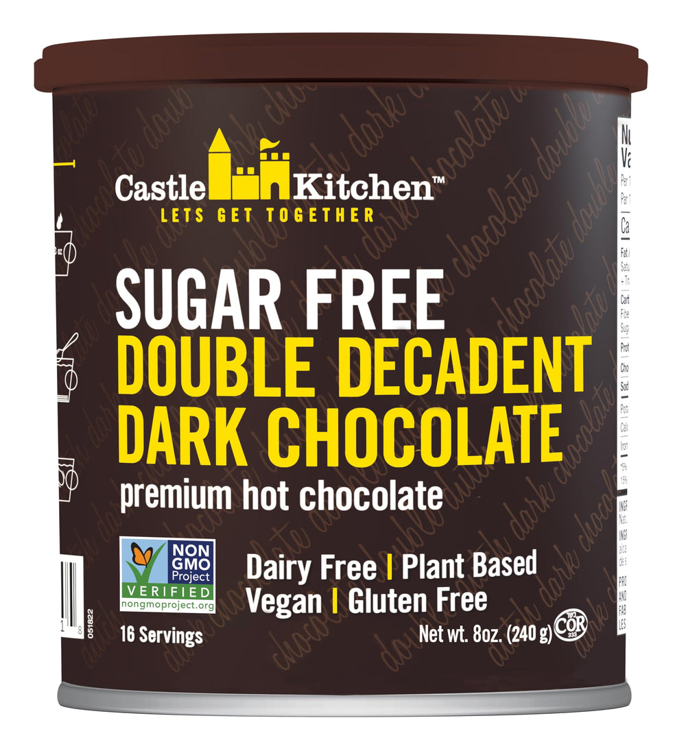Castle Kitchen front can showing label and sugar-free benefit