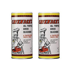 Cavender's front label on 8 oz jar showing branding and contents for easy selection