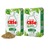 CBSé front packaging showing brand and herbal mate blend for easy recognition