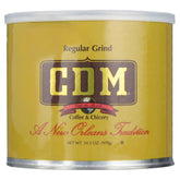 CDM front can 34.5oz showing product branding and size for easy recognition