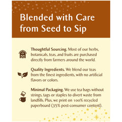 Celestial Seasonings brewed cup steaming with caramel apple aroma for cozy enjoyment
