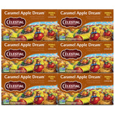 Celestial Seasonings front packaging showing six-box value pack and flavor
