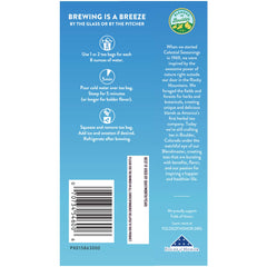Celestial Seasonings single-serve cold brew tea bag ready for a glass