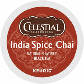 Celestial Seasonings front packaging showing box of 24 pods and bold flavor