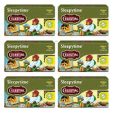 Celestial Seasonings front box showing Sleepytime branding and benefits