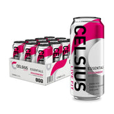 CELSIUS front can showing dragonberry flavor and bold branding, energizing refreshment