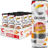 CELSIUS front packaging showing 12-pack for convenient storage and quick access