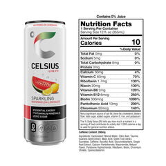 CELSIUS close-up carbonation and texture highlighting refreshing fizz