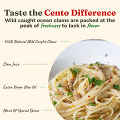Cento can top label close-up showing brand and product details for clarity