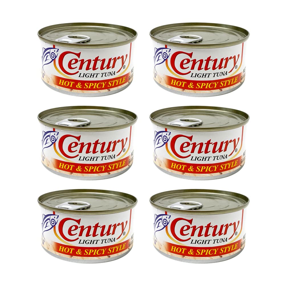 Century Tuna front packaging showing product and bold spicy appeal