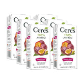 Ceres front bottle showing vibrant passion fruit flavor and clear ingredient list