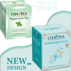 Cha4TEA close-up of pod top seal preserving peppermint aroma and freshness