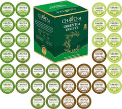 Cha4TEA front packaging showing assortment and convenience benefits