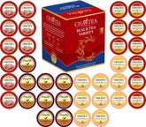 Cha4TEA front packaging showing 36-count variety and convenient single-serve benefit