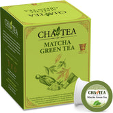 Cha4TEA front packaging showing 36-count pods and convenience