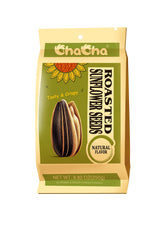 ChaCha front packaging 250g bag showing large plump seeds and certification benefits