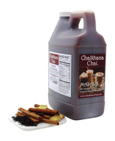 Chaikhana Chai front packaging showing 64 oz bottle and branding, clear convenience